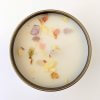 Travel tin essential oil candle with crystals & herbs
